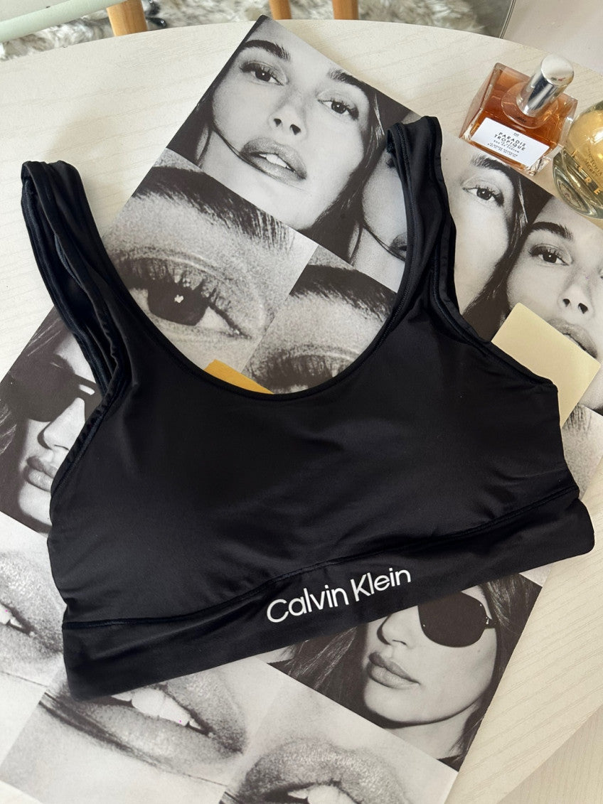 Calvin Klein Women's Lightly Lined Bralette Black QP3205O 001