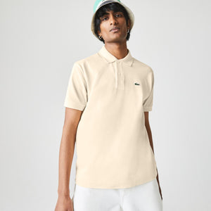 Lacoste Men's Men's Original L.12.12 Petit Piqu Cotton Polo Naturel Clair L1212 056 - APLAZE