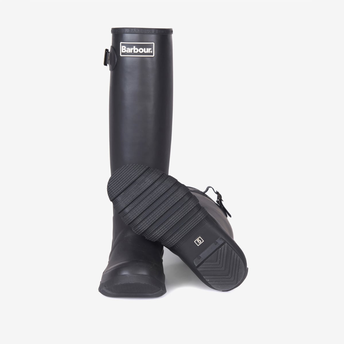 Barbour Women's Bede Tall Wellington Boots Black LRF0043 BK11 - APLAZE