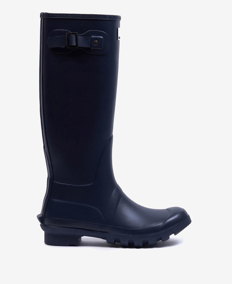 Barbour Women's Bede Tall Wellington Boots Navy LRF0043 NY71 - APLAZE