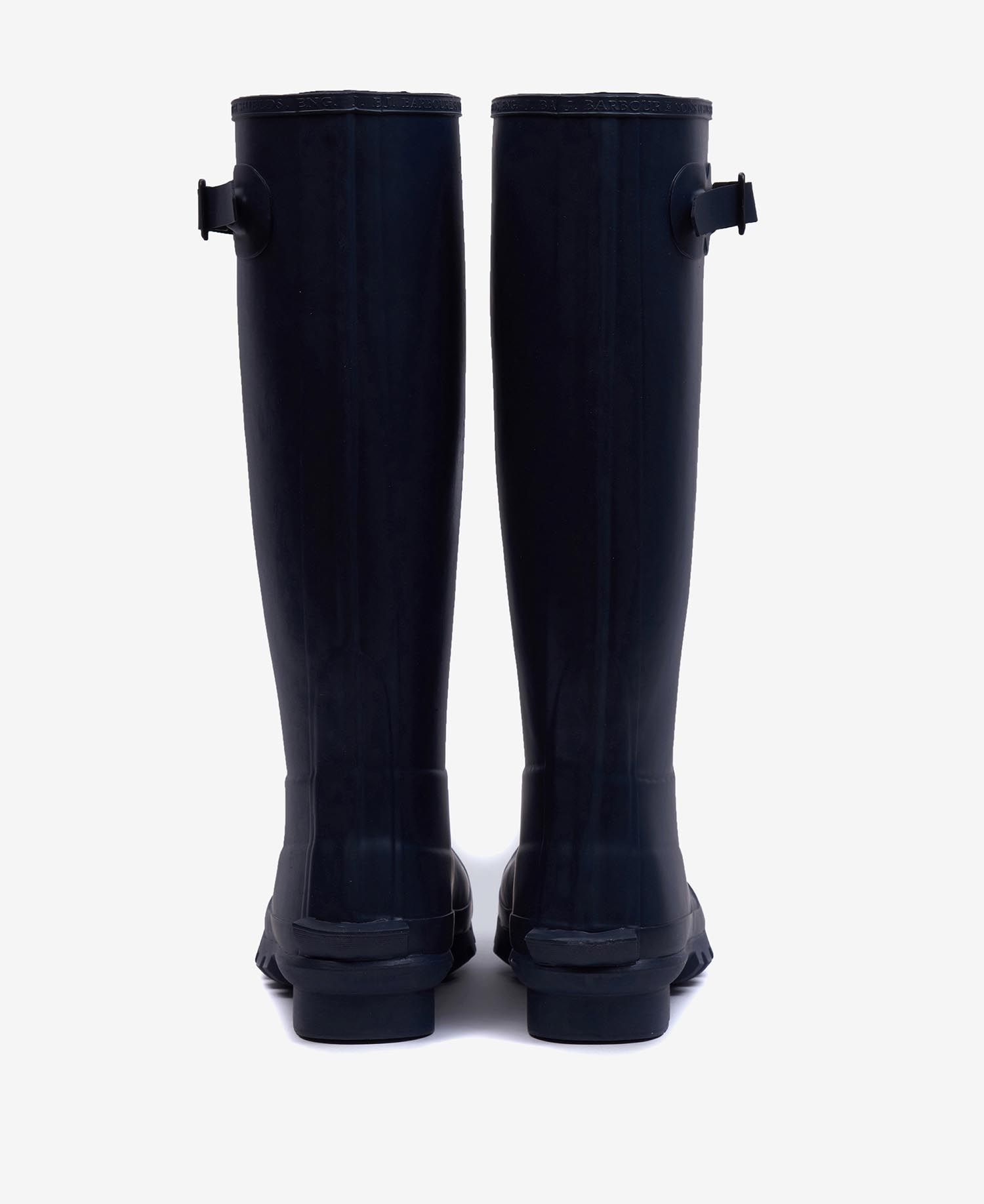 Barbour Women's Bede Tall Wellington Boots Navy LRF0043 NY71 - APLAZE