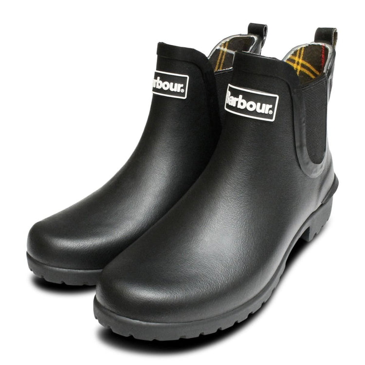 Barbour Women's Wilton Ankle Wellingtons Boots Black LRF0066 BK11 - APLAZE