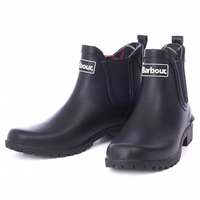Barbour Women's Wilton Ankle Wellingtons Boots Black LRF0066 BK11 - APLAZE
