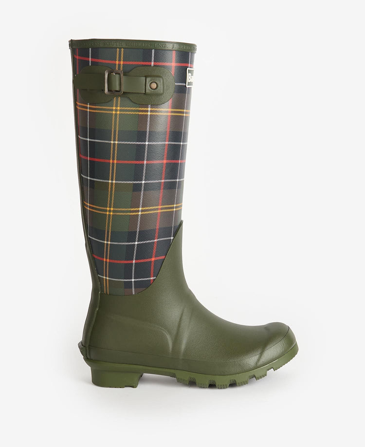 Barbour Women's Tartan Bede Wellingtons Boots Classic Tartan LRF0093 TN11 - APLAZE