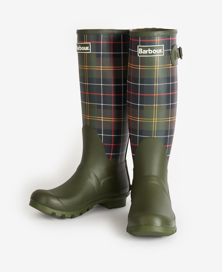 Barbour Women's Tartan Bede Wellingtons Boots Classic Tartan LRF0093 TN11 - APLAZE