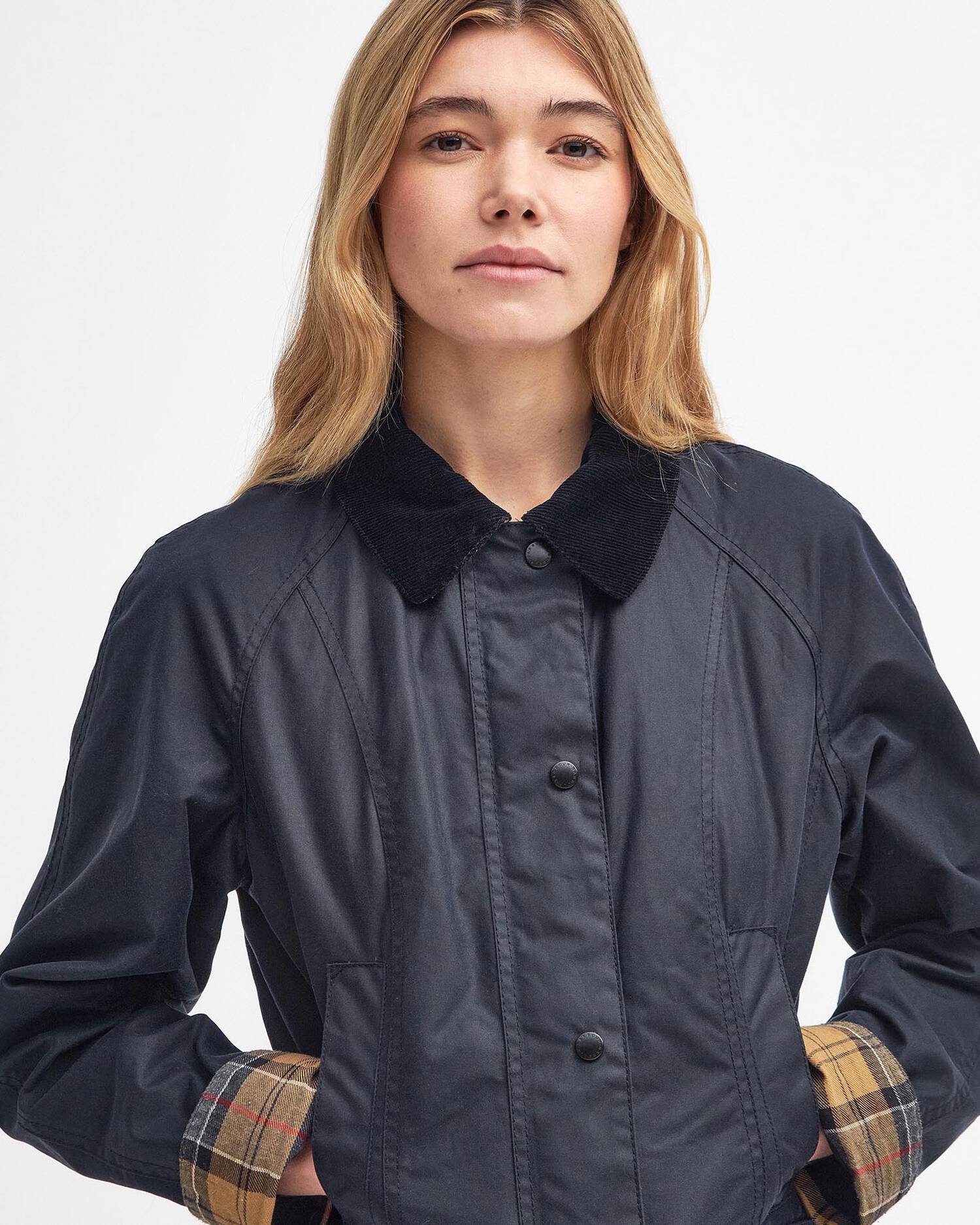 Barbour Women’s Beadnell® Waxed Jacket Navy LWX0667 NY91