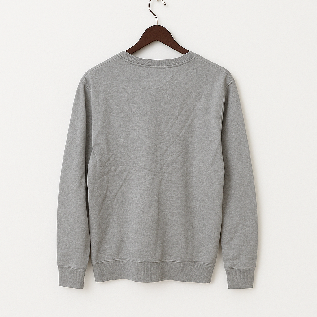 DKNY Men's Matte Logo Pullover Sweatshirt Heather Grey M1960031 K1