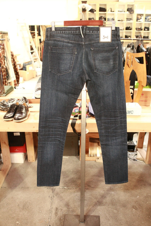 3X1 Mens M5 Low Rise Slim Jean Sonar M5SL20070 - APLAZE
