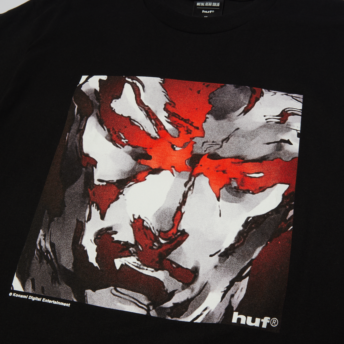 HUF x Metal Gear Solid MGS1 T-Shirt Black TS02807