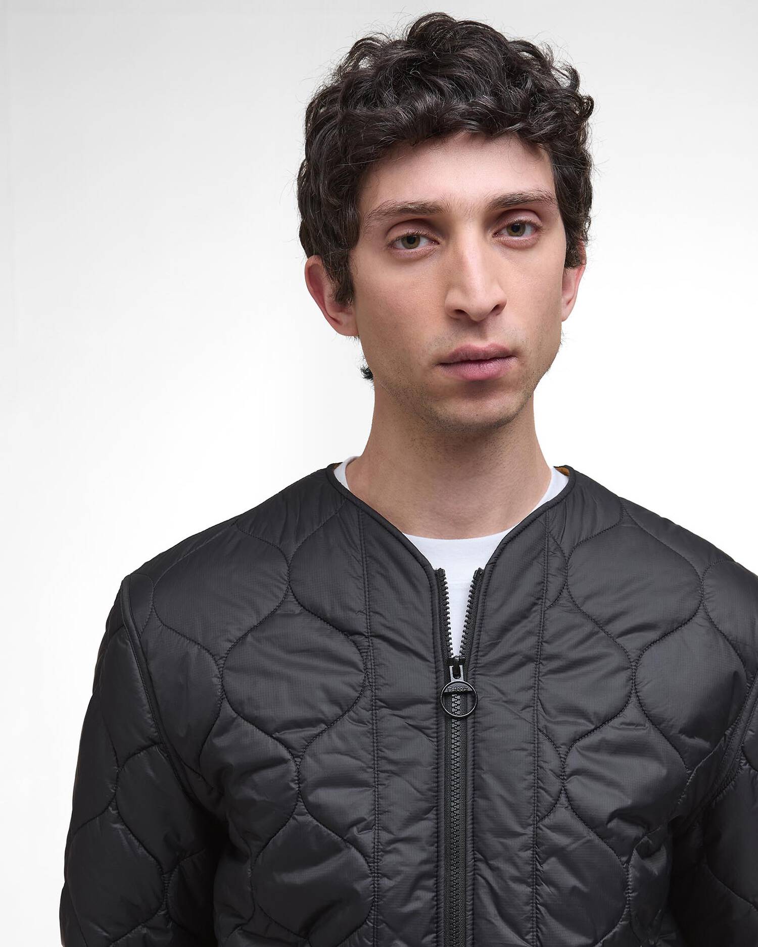 Barbour Men's Lutz Quilted Jacket Black MQU1856 BK11