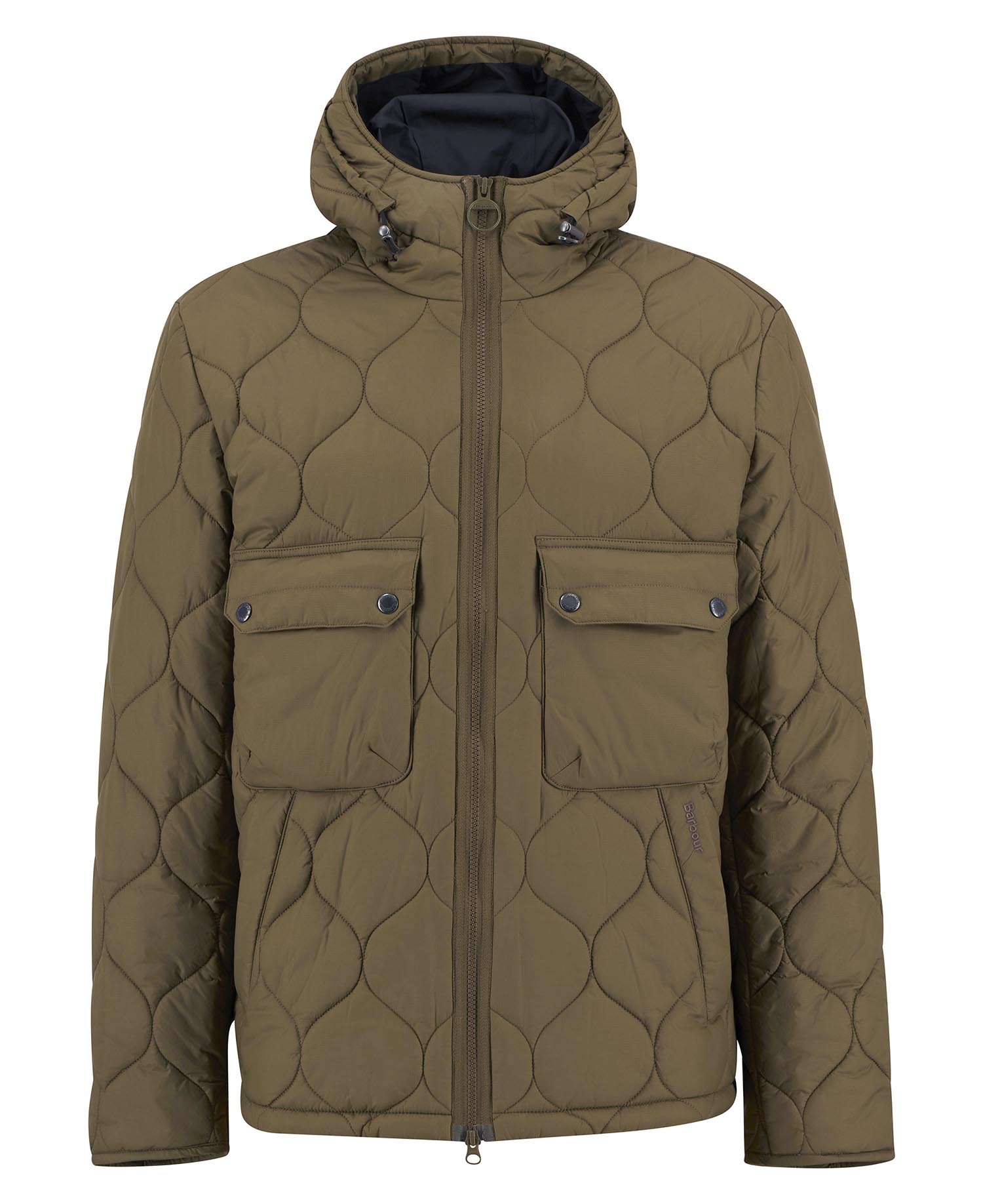 Barbour Men's Re-Engineered Hooded Spey Quilted Jacket Beech MQU1857 SN71