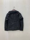 Superdry Men's Motorcycle Leather Jacket Black MS5BQ06F BLK