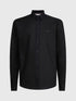 Tommy Hilfiger Men's Regular Fit Cotton Poplin Shirt Black MW25035 001