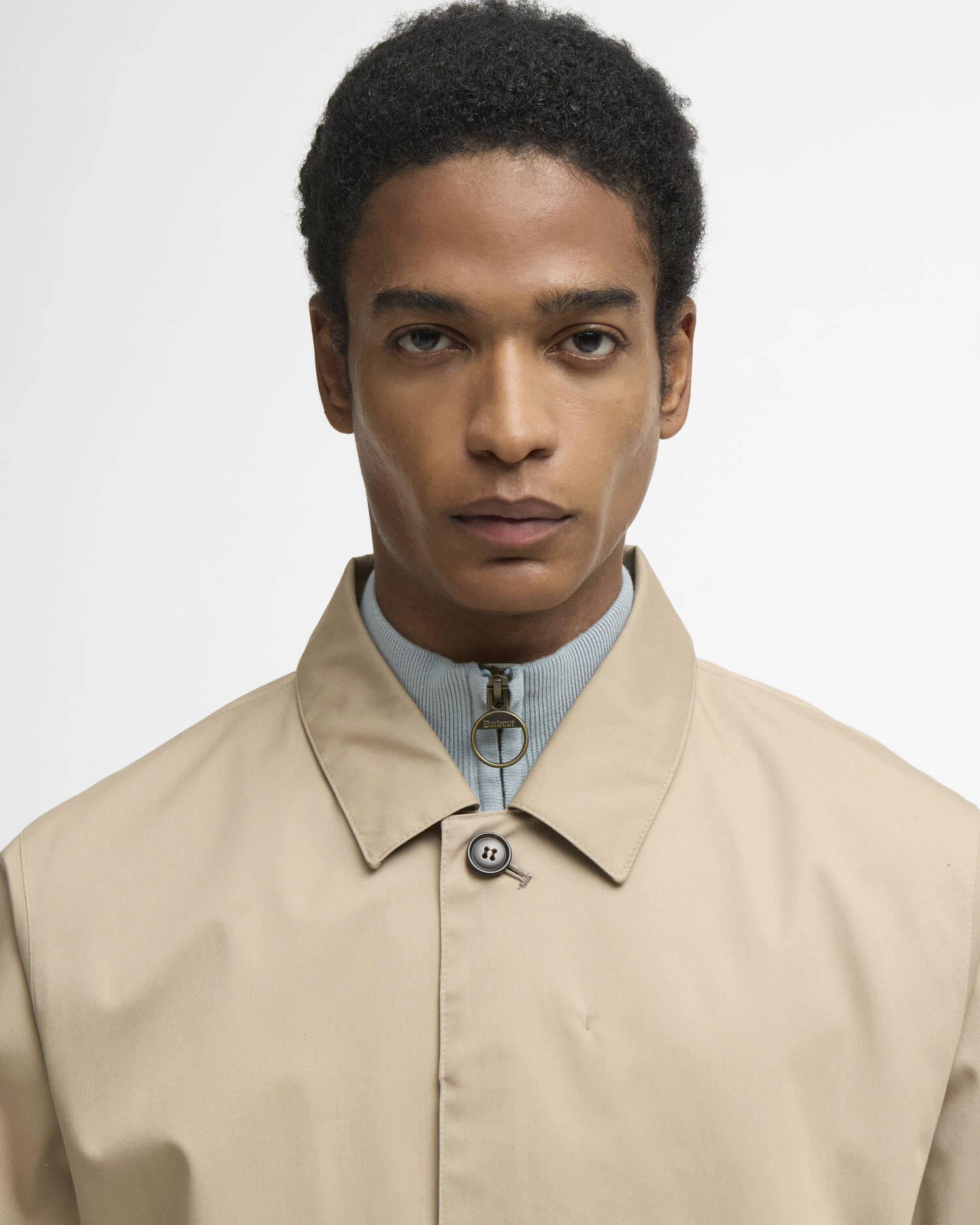 Barbour Rokig Waterproof Jacket Washed Stone MWB0856 ST72