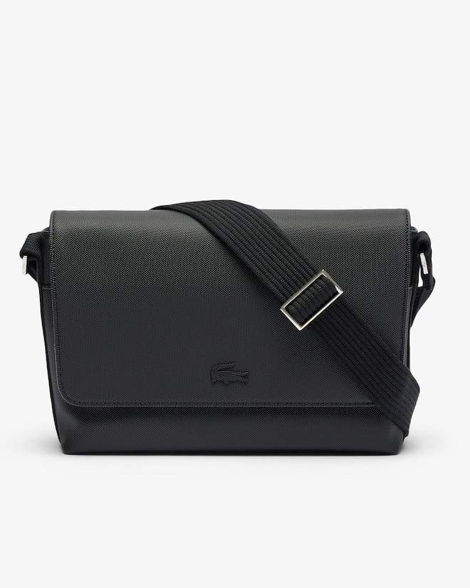 Lacoste Men’s Classic Messenger Bag Black NH4645HC 000