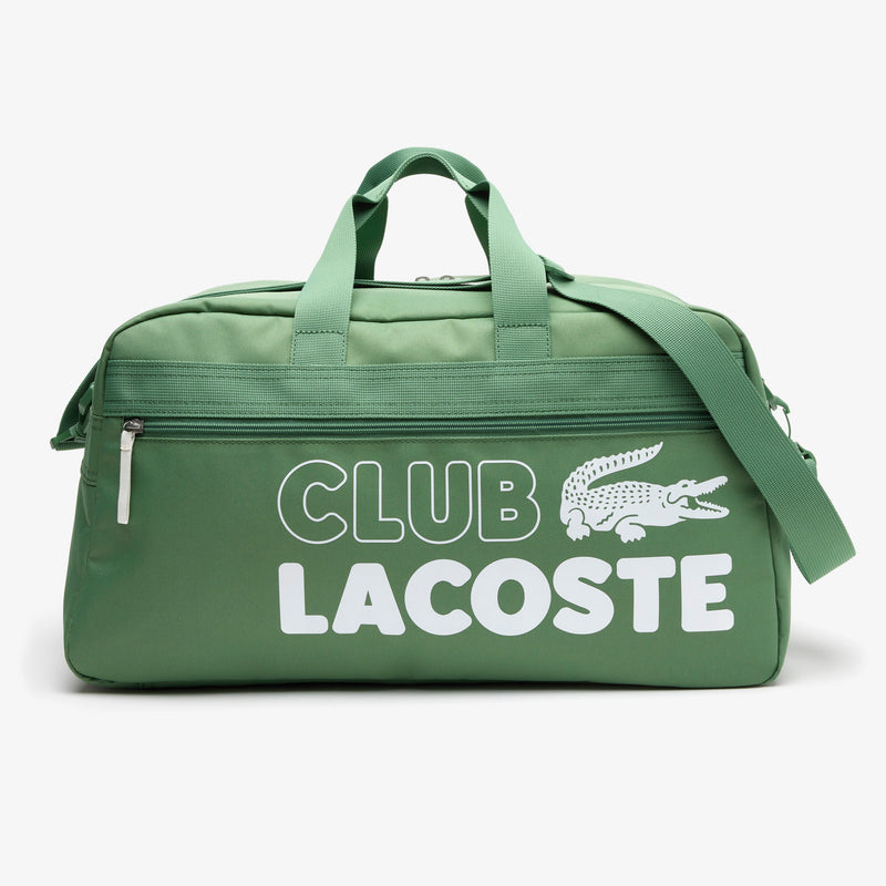 Unisex Lacoste Neocroc Contrast Print Backpack Green
