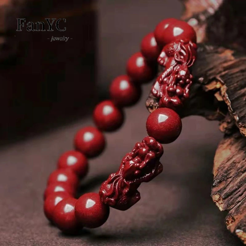 Aplaze Red Asian Beads Bracelet