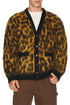 Obey Mens Patron Cardigan Leopard 151010025