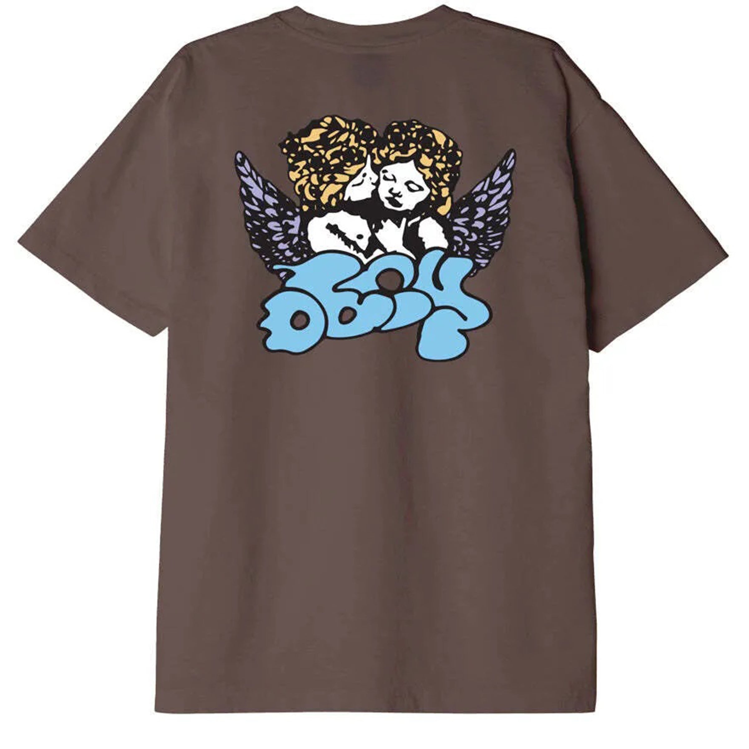 Obey Cherubs Heavyweight T-Shirt Silt 166913365 SLT - APLAZE