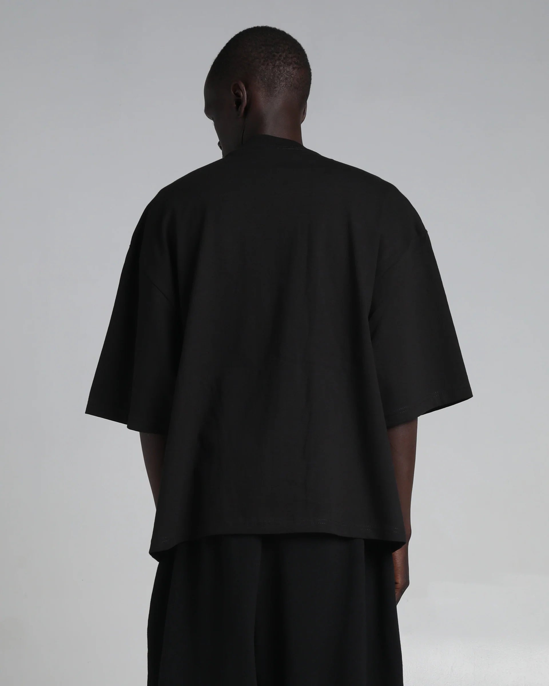 Shaka Wear Max Heavyweight Oversized Short Sleeve T-Shirt Black MHO02