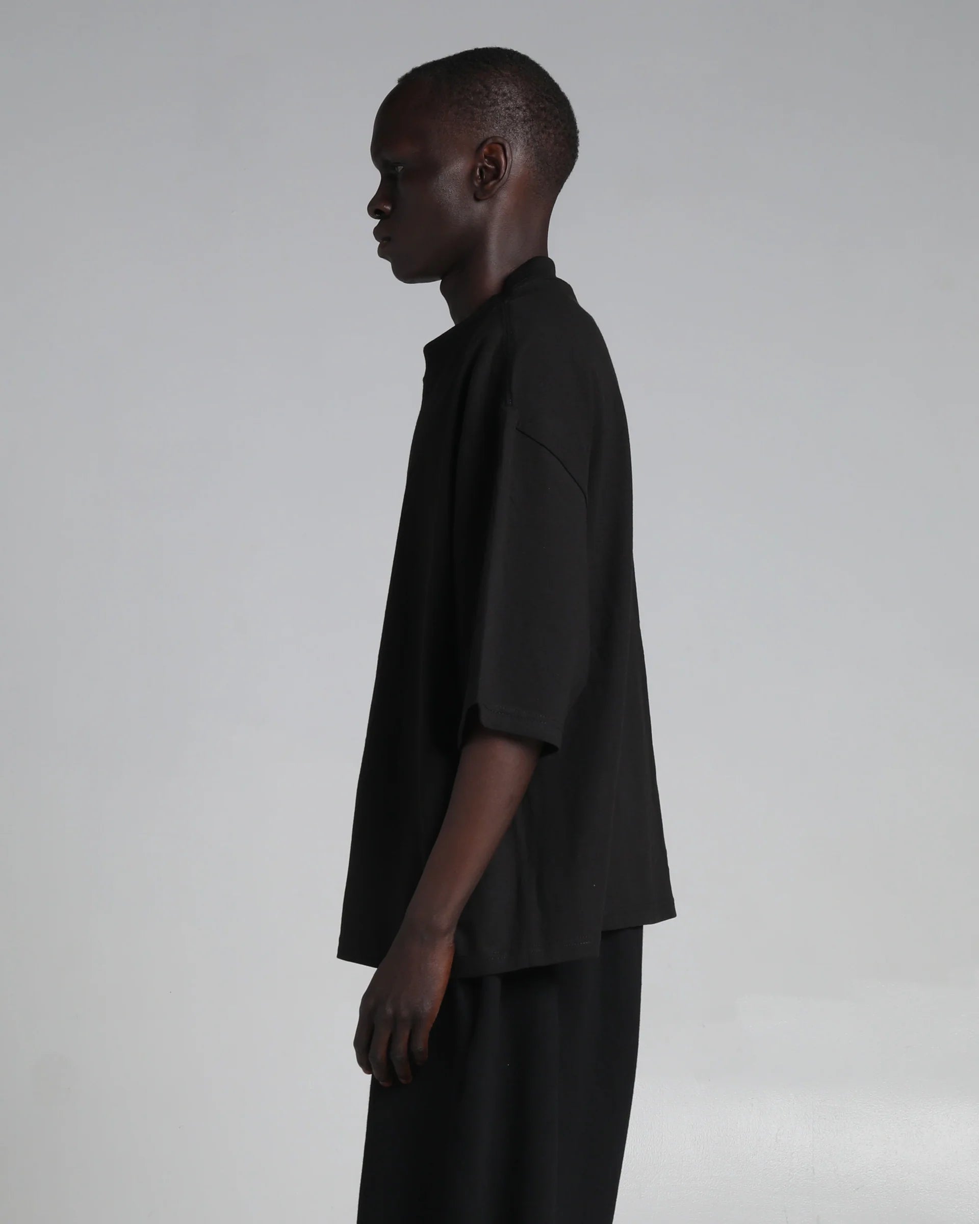 Shaka Wear Max Heavyweight Oversized Short Sleeve T-Shirt Black MHO02