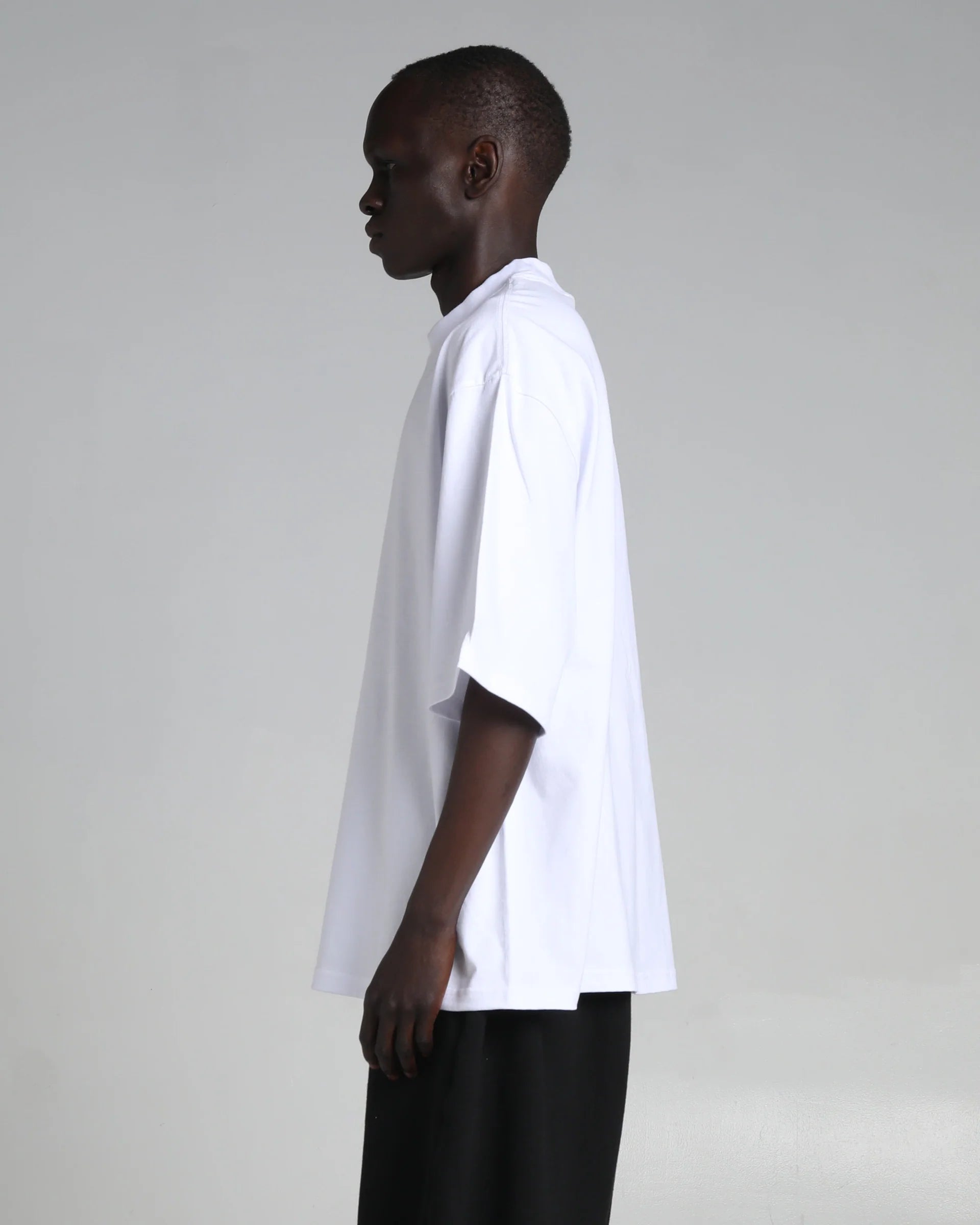 Shaka Wear Max Heavyweight Oversized Short Sleeve T-Shirt White MHO01