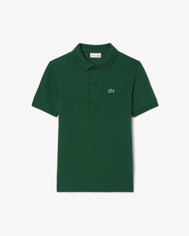 Lacoste Boys Short Sleeve Polo Shirts Green 947354 F9W
