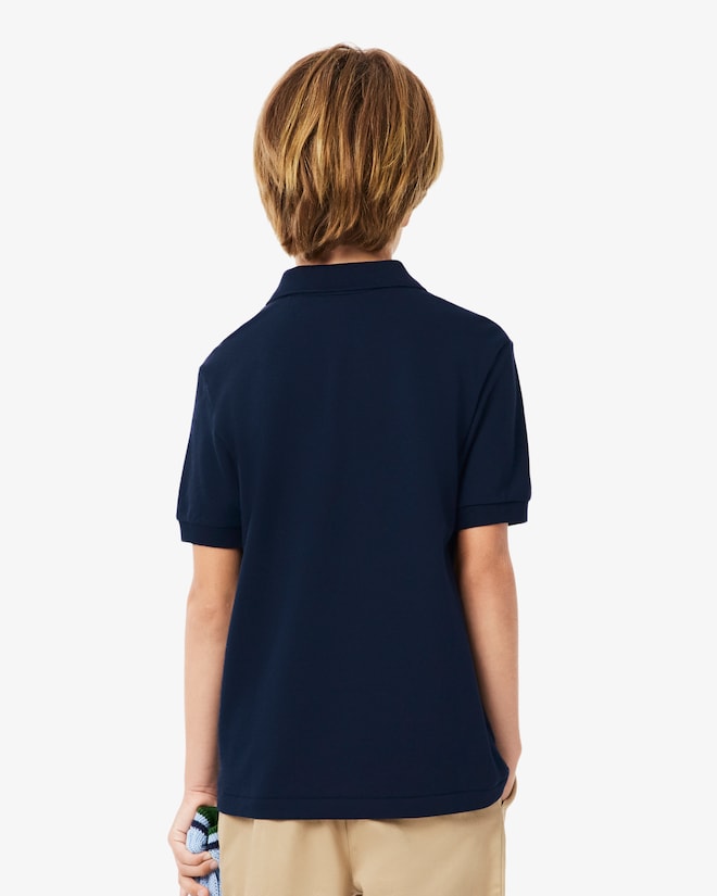 Lacoste Boys Short Sleeve Polo Shirts Navy Blue 947354 UGW