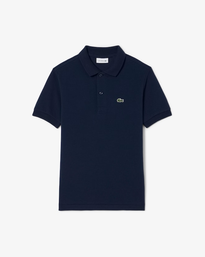 Lacoste Boys Short Sleeve Polo Shirts Navy Blue 947354 UGW