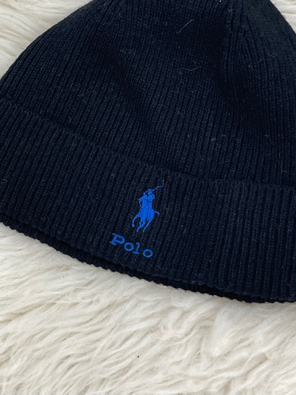 Polo Ralph Lauren Signature Pony Wool Blend Beanie Polo Black PP0239 B12