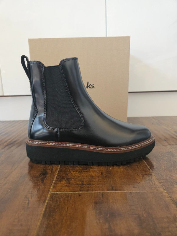 Clarks Women's OriannaW UP Black Leather 26174821