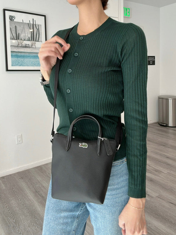 Lacoste Women’s XS Shopping Crossover Bag Noir NF2609PM 000