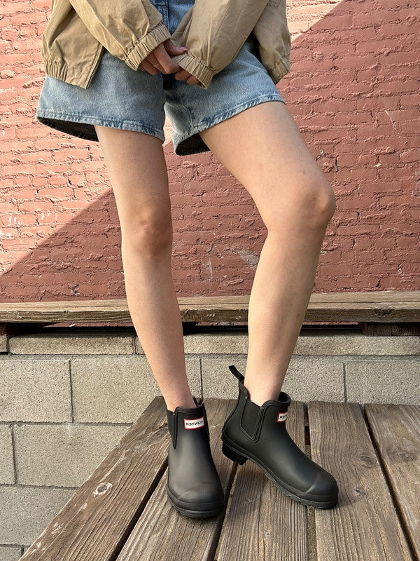 Hunter Women's Original Chelsea Boots Black WFS2078RMA BLK