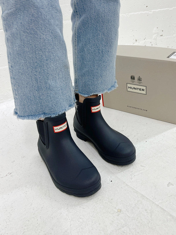 Hunter Women's Original Chelsea Boots Navy WFS2078RMA NVY