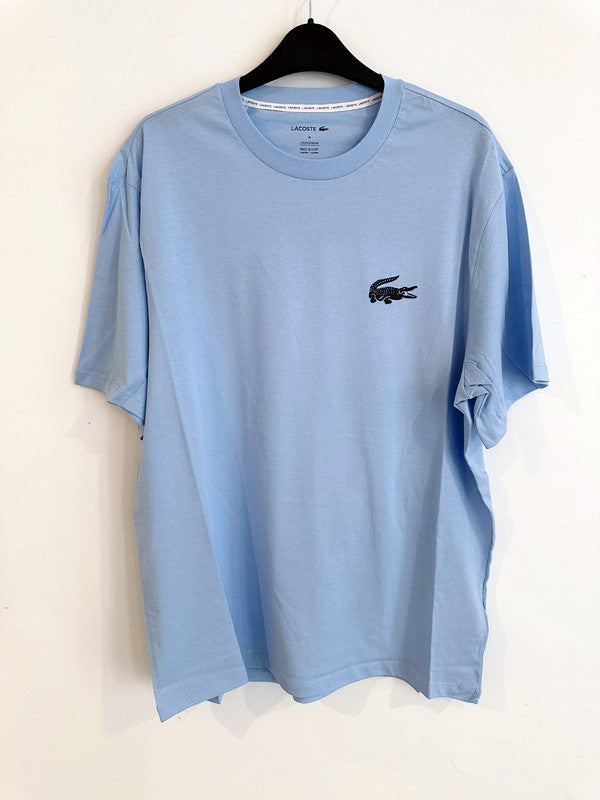 Lacoste Men’s Crocodile Print Cotton Undershirt Overview / Navy Blue TH9460-51 CM9