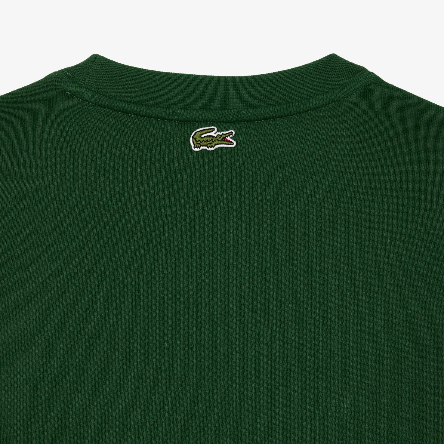 Lacoste Cotton Fleece Branded Sweatshirt Green SH1228 132