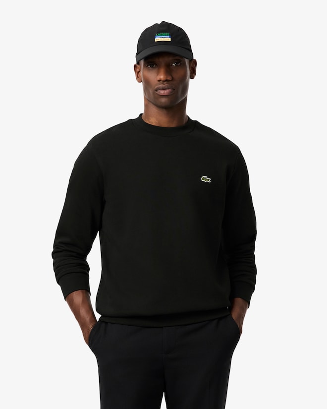 Lacoste Men’s Classic Fit Fleece Sweatshirt Black SH9801-51 031