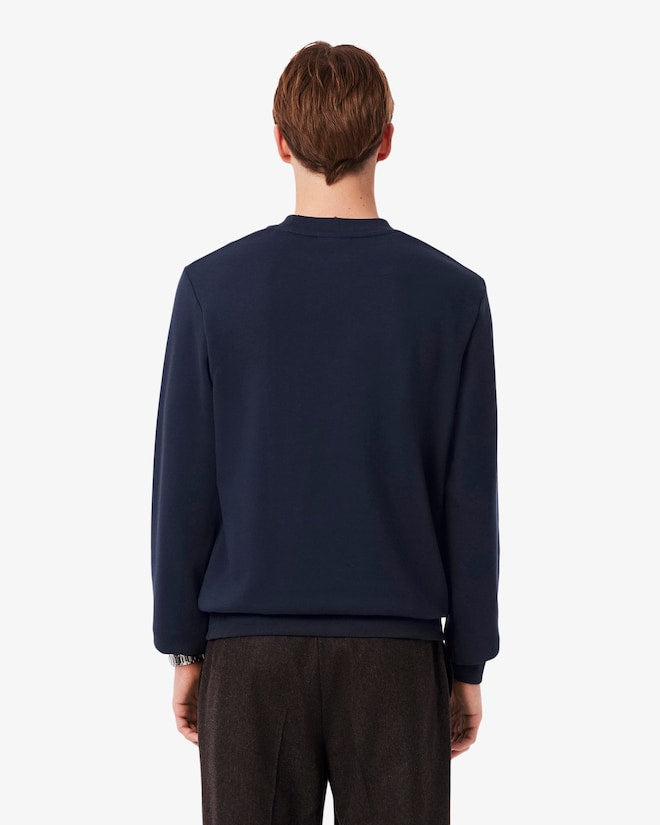 Lacoste Men’s Classic Fit Fleece Sweatshirt Navy Blue SH9801-51 166