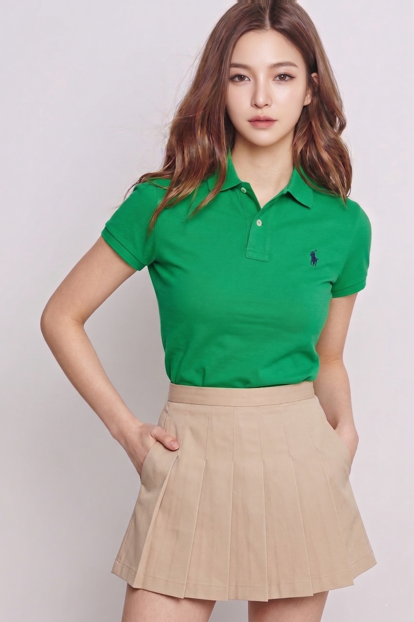 Polo Ralph Lauren Boys Classic Fit Cotton Mesh Polo Shirt Golf Green 323720732068 B9