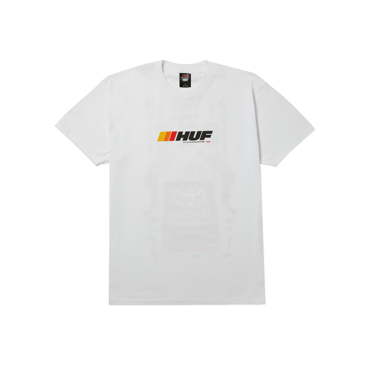 Huf Stickered S/S Tee White TS02536 WHT