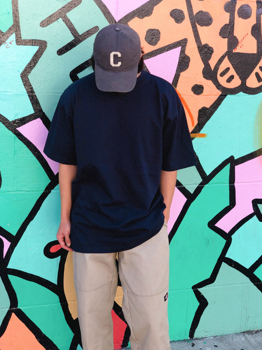 Shaka Wear 7.5oz Max Heavyweight Short Sleeve T-Shirt Navy SUMAX NVY