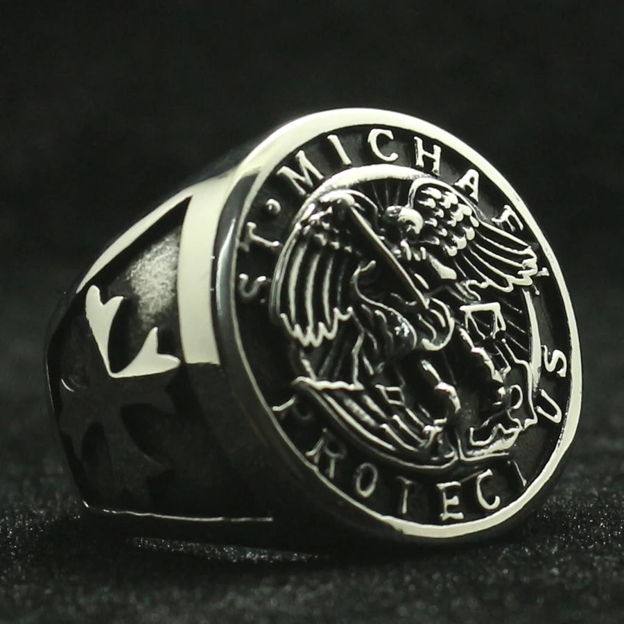 Aplaze ST Michael Ring