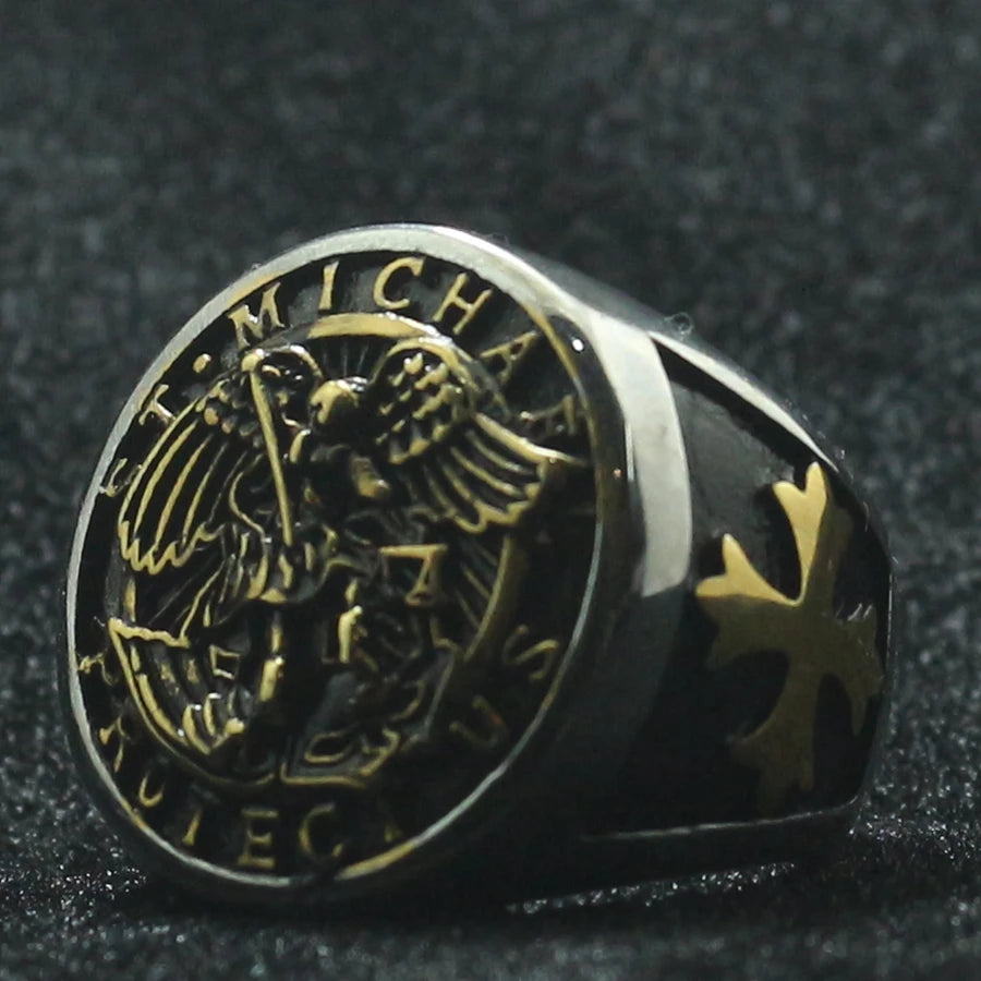 Aplaze ST Michael Ring