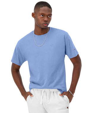 Champion Classic Tee, Embroidered C Logo Plaster Blue T0223 R8Y - APLAZE