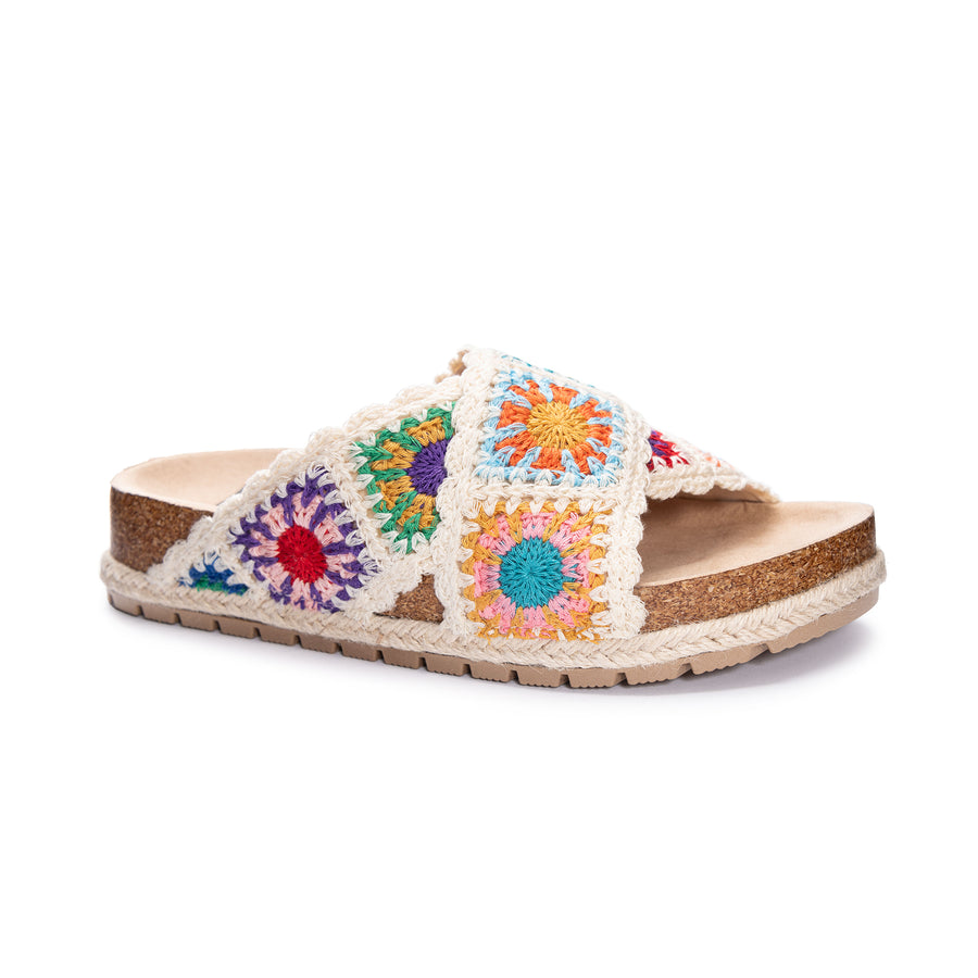 Dirty Laundry Women's Tacoma / Natural Crochet Sandals TACOMA
