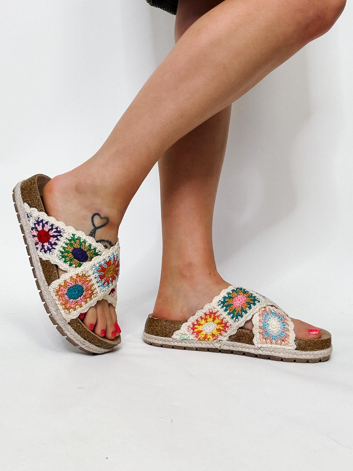 Dirty Laundry Women's Tacoma / Natural Crochet Sandals TACOMA