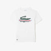 Lacoste Men’s Sport Regular Fit Organic Cotton T-Shirt White TH5156 51 001