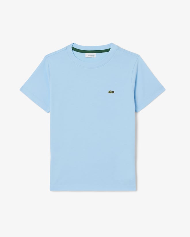 Lacoste Kids Logo Core Cotton T-Shirt Panorama Sky 947025 HBP
