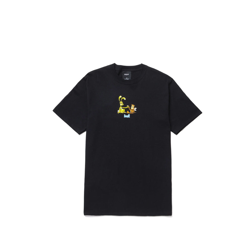 Huf Best Friends S/S Tee Black TS01335 - APLAZE