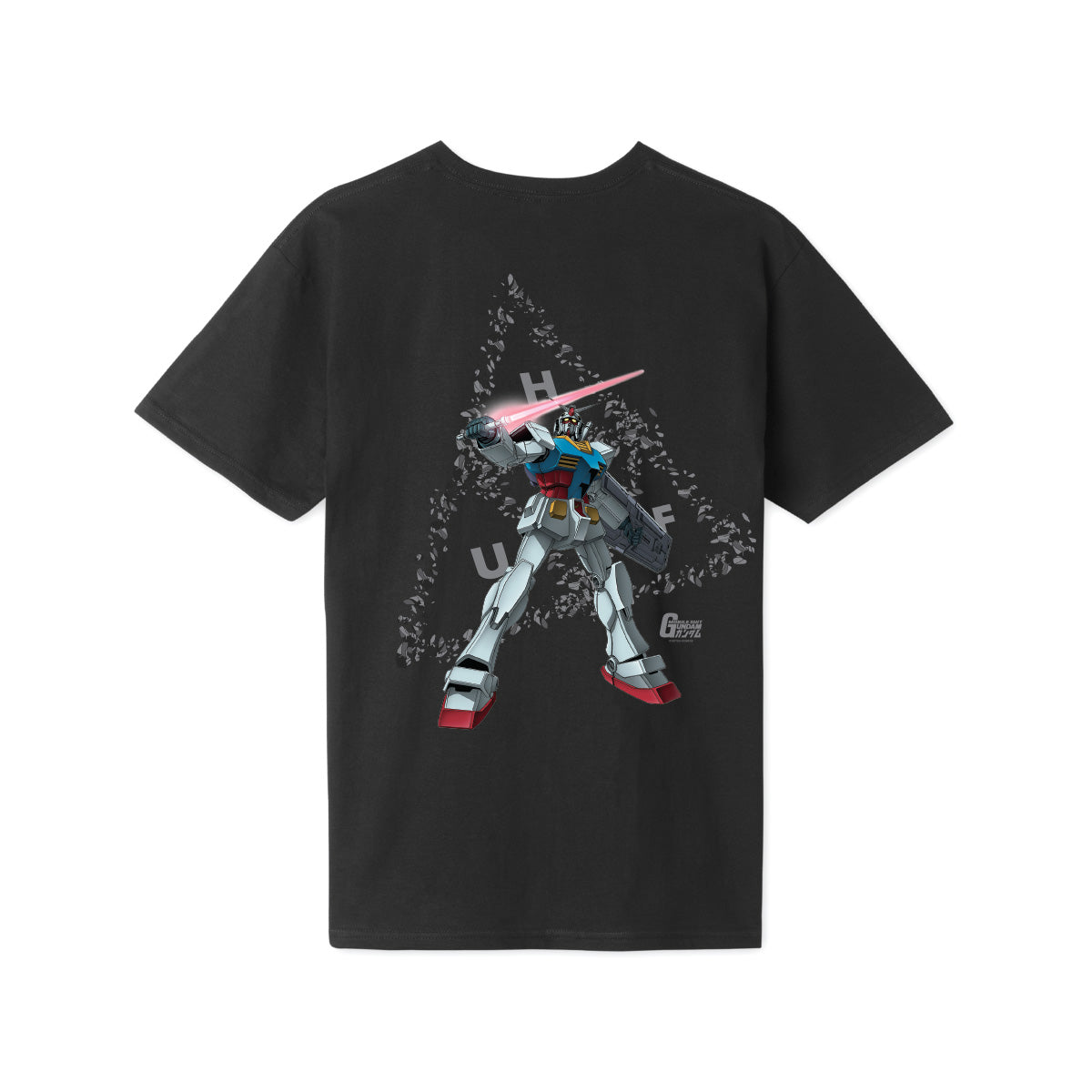 Huf Gundam TT S/S Tee Black TS02317 BLK - APLAZE